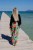 spodnie kuloty print Hawaii