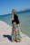 spodnie kuloty print Hawaii