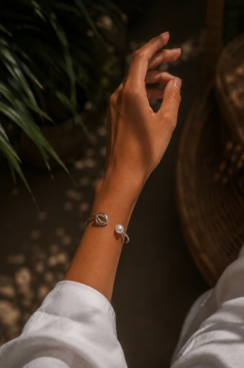 BRANSOLETKA KERANG SILVER